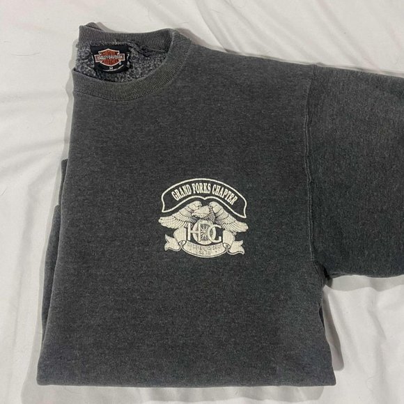 Medium, grey, Harley Davidson sweater - Picture 2 of 4